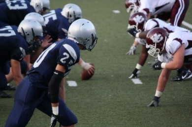 Reitz squares off with the Colonels in their home opener last year